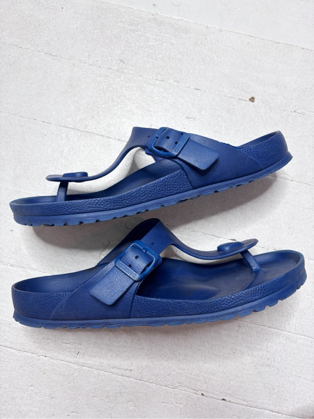 Birkenstock Gizeh EVA Sandal Bright Navy Blue Size 41 - Picture 4 of 9